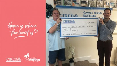 "Home is Where the Heart is" donates CI$10,000 to One Dog At A Time (ODAAT)  August Donation "Home is Where the Heart is" donates CI$10,000 to One Dog At A Time (ODAAT)  August Donation
