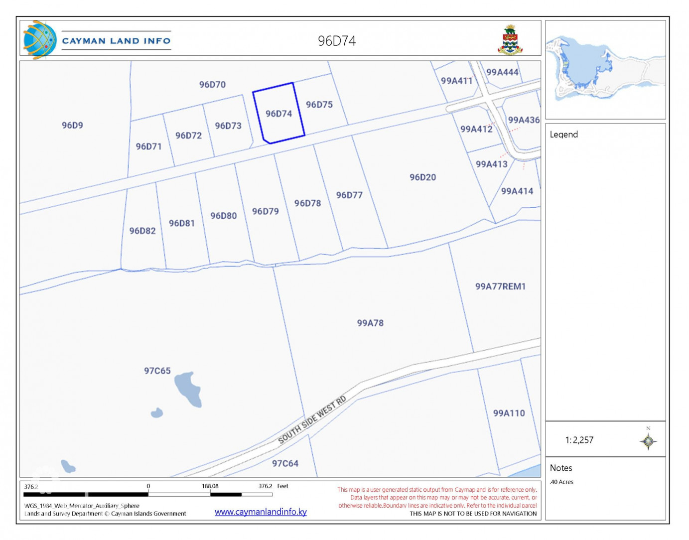 Brac Bluff Land .40 Acre