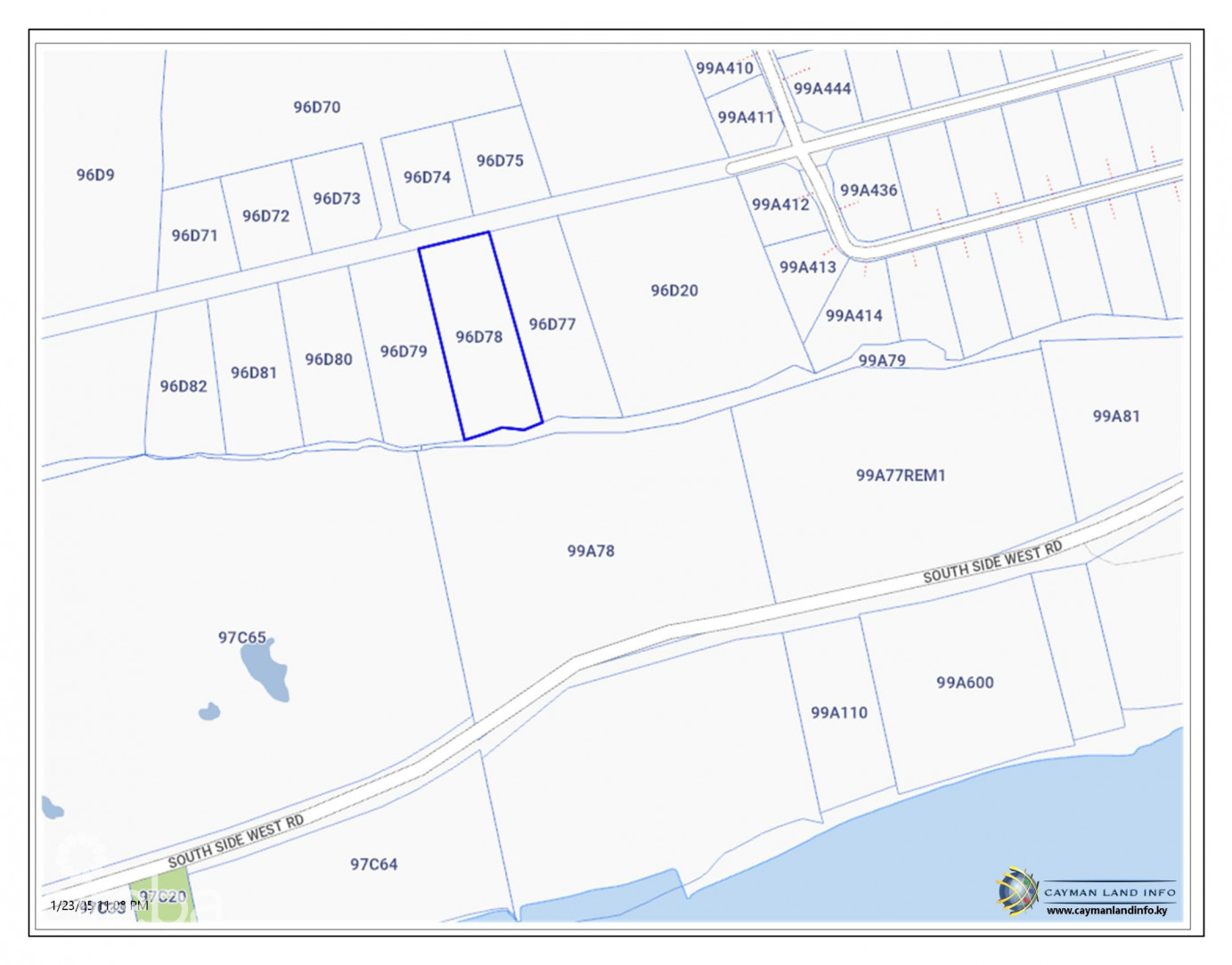 Brac Bluff Edge Land .85 Acre