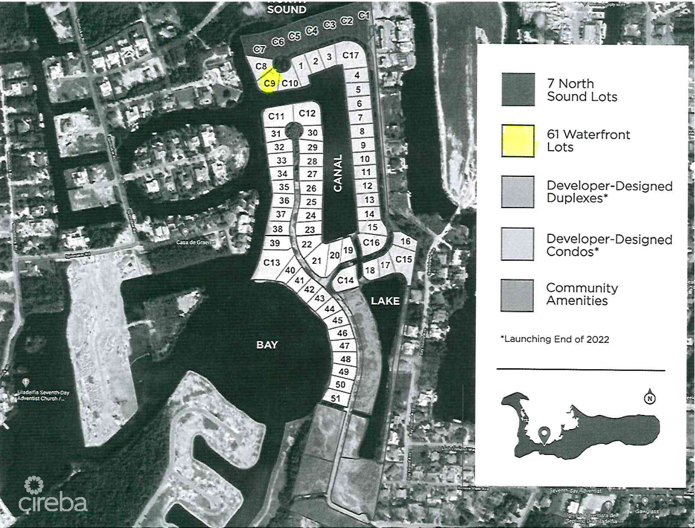 Auburn Bay, Large Canal Front Lot
