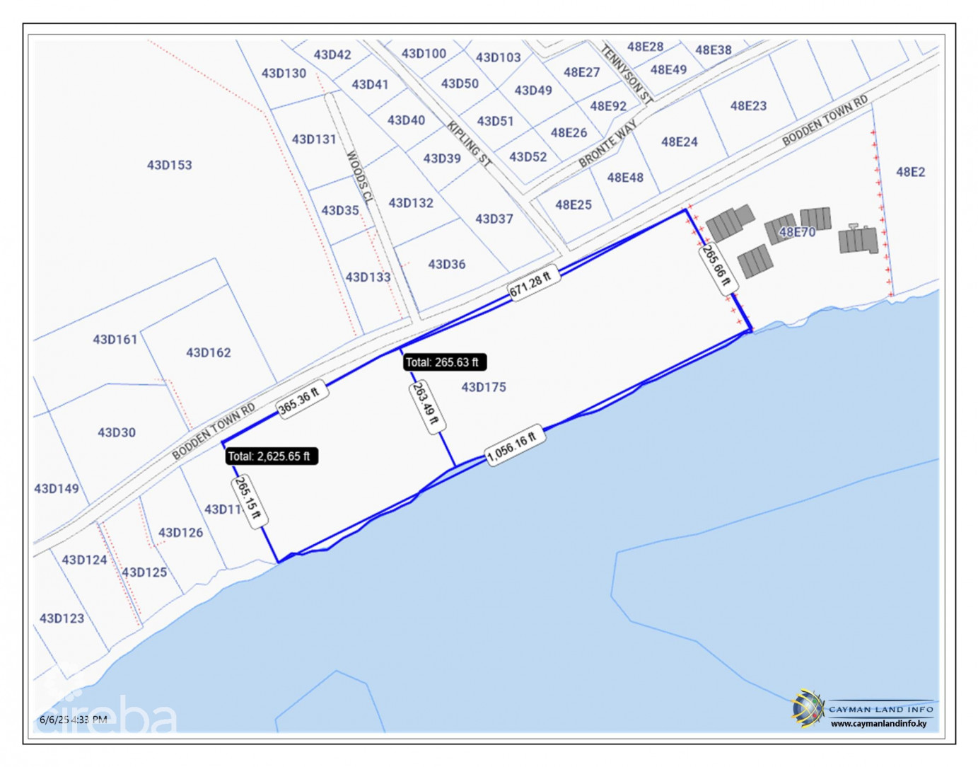 Exceptional Oceanfront Development Opportunity ---6.4 Acres Bodden Town Rd