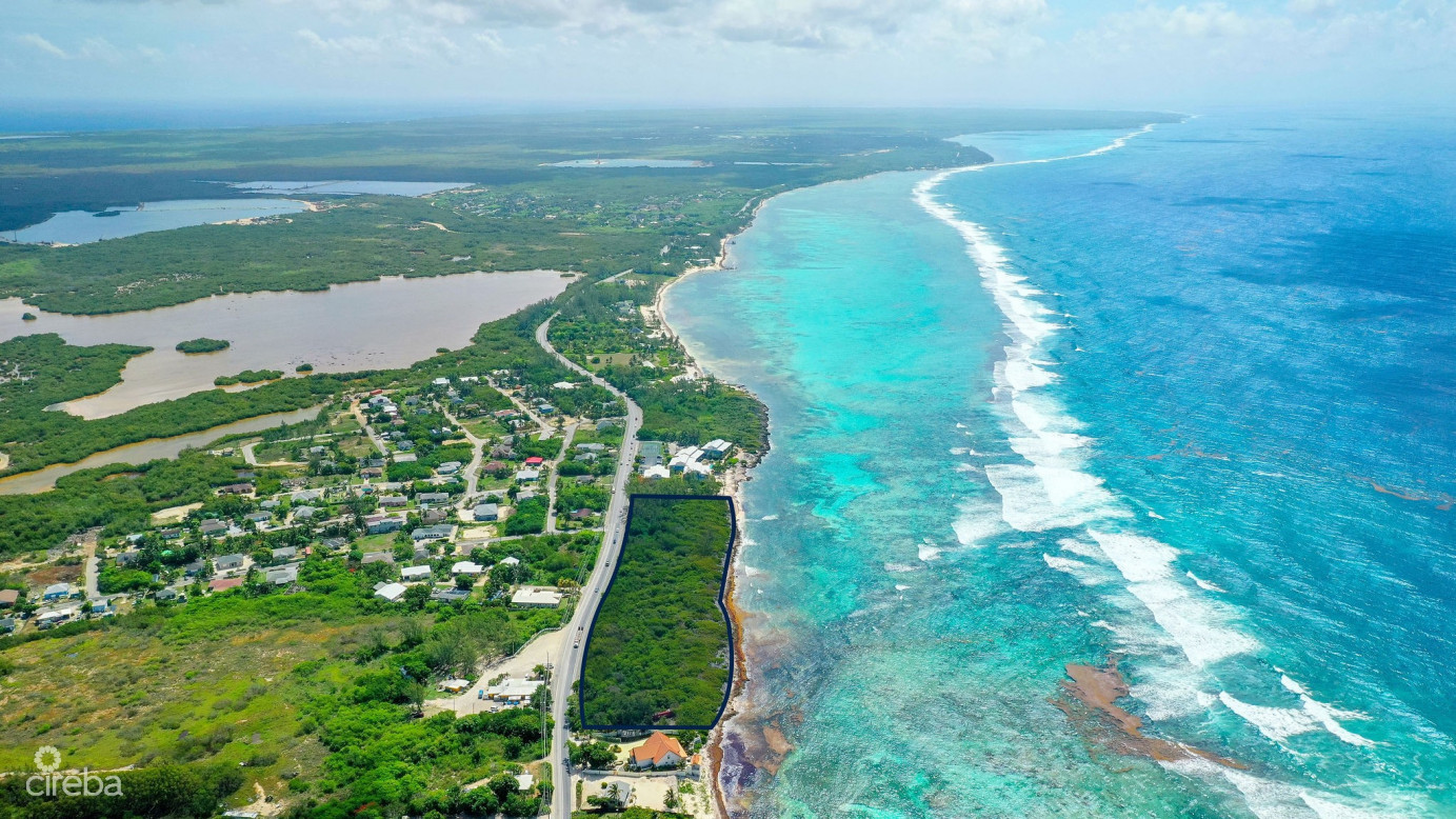 Exceptional Oceanfront Development Opportunity ---6.4 Acres Bodden Town Rd