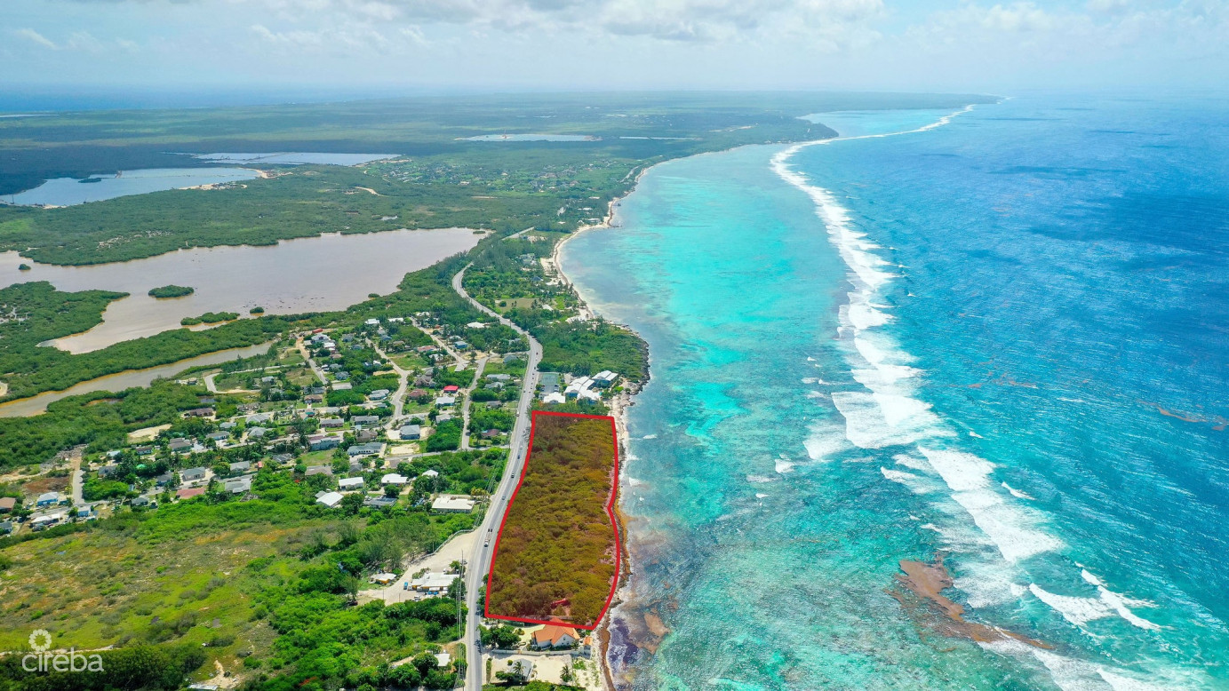 Exceptional Oceanfront Development Opportunity ---6.4 Acres Bodden Town Rd