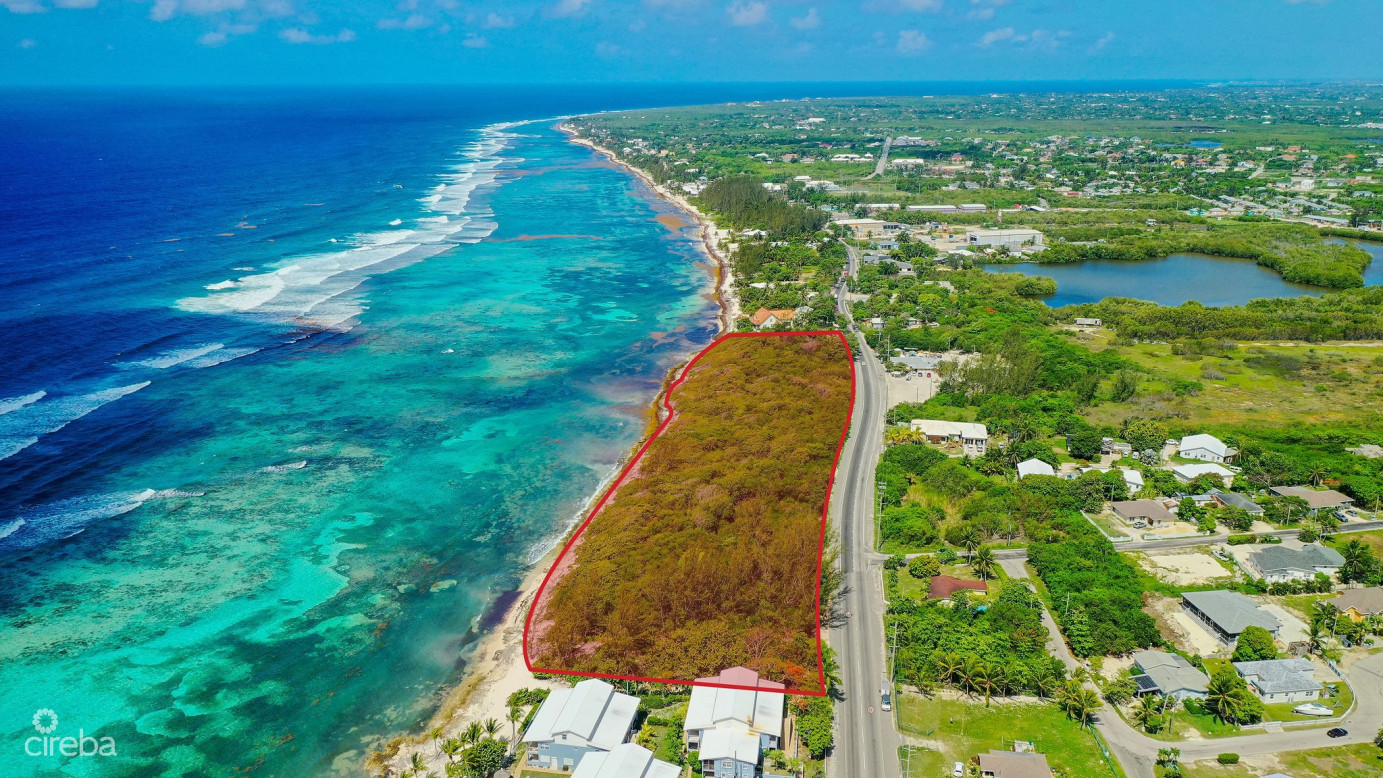 Exceptional Oceanfront Development Opportunity ---6.4 Acres Bodden Town Rd