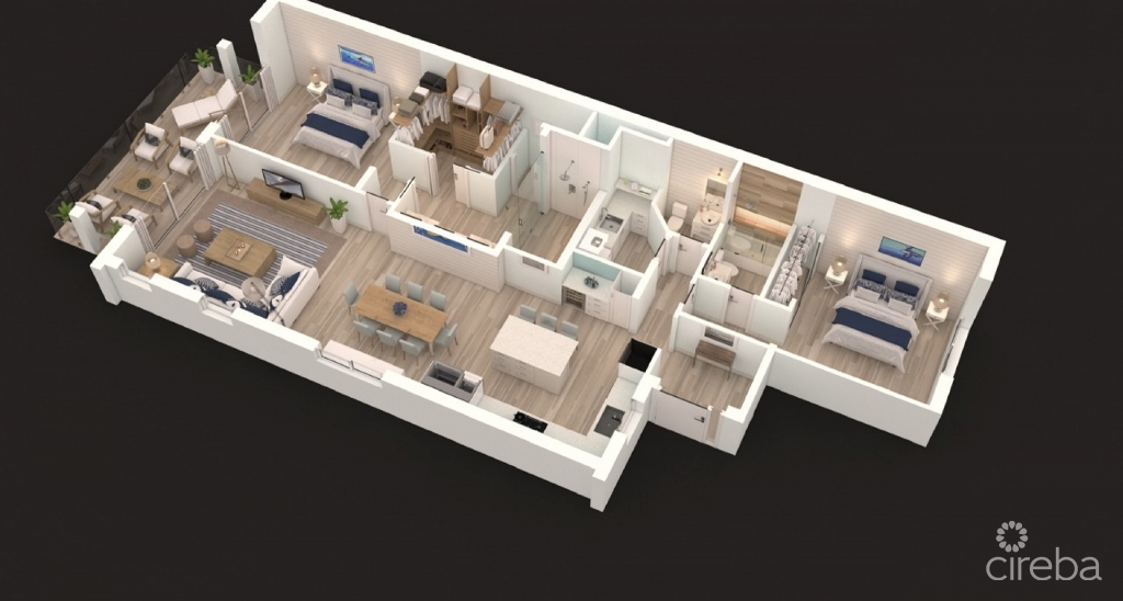 Catalina Bay Seafront 2br Groundfloor