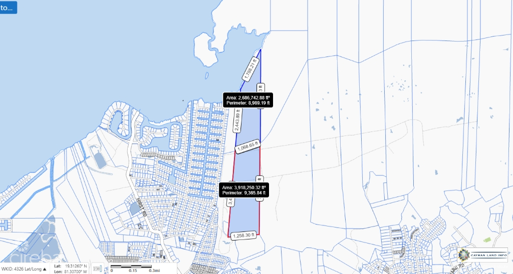 Development Land With Potential Access To North Sound  152 Acres Water Front