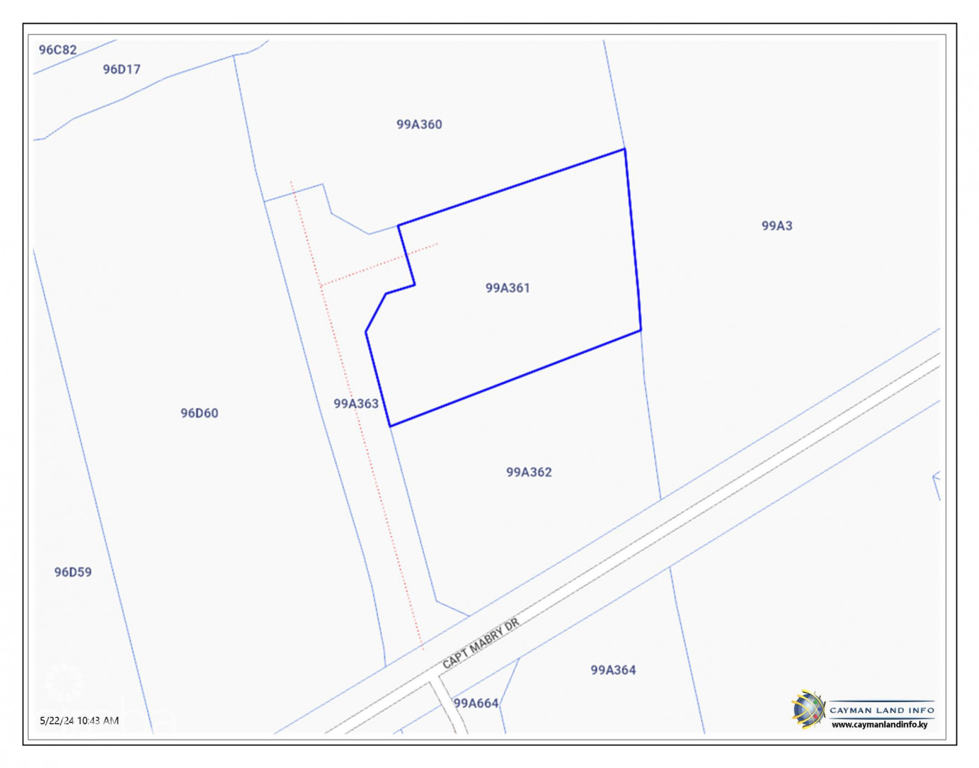 Brac Land .26 Acre With 30ft Vehicle Access Registered/ Electricity On Road