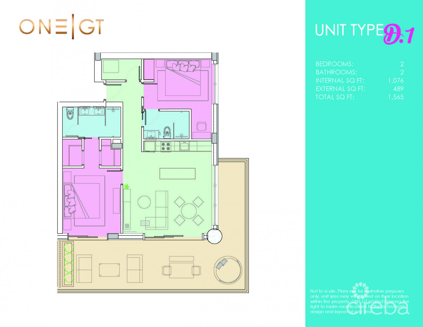 Onegt Residences - Unit 818