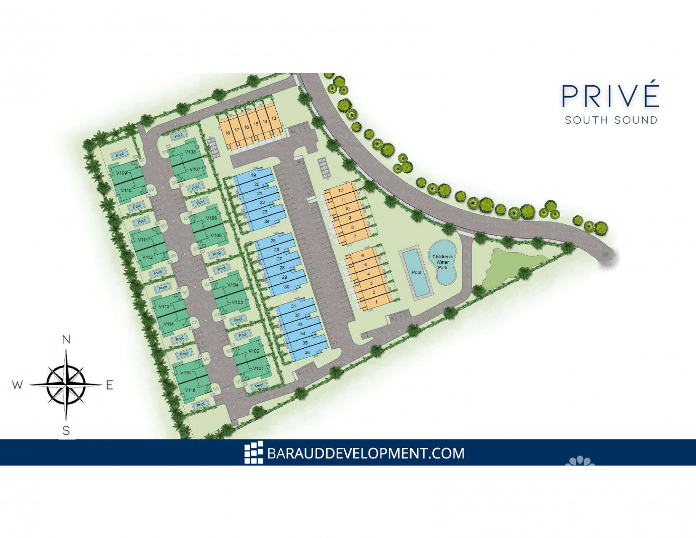 25k Cash Back New South Sound 2bed 2.5 Bath - Prive