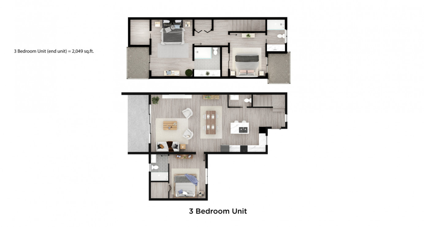 #42 Ria Development  3 Bed  End Unit