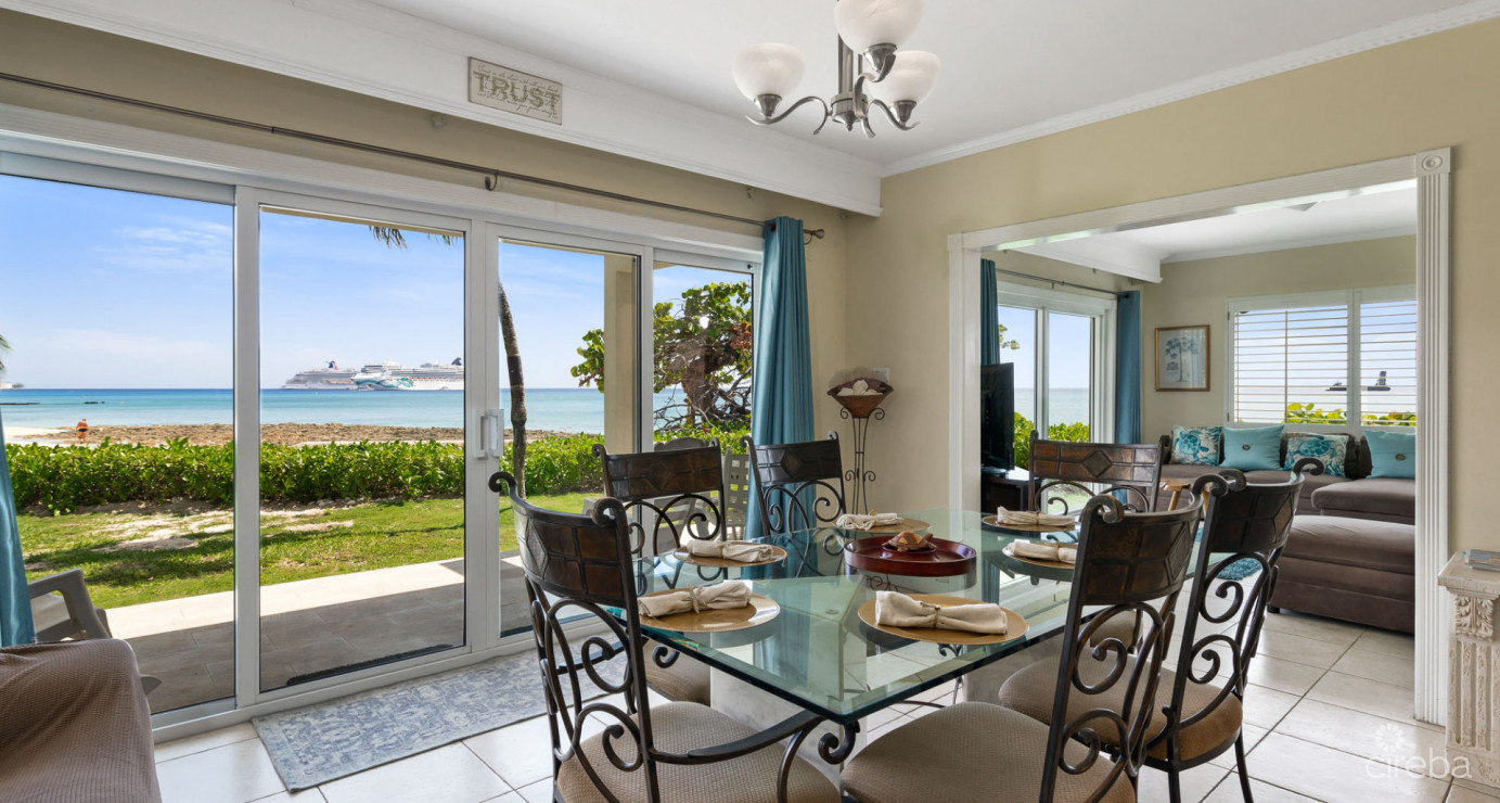 Grapetree #7 Beachfront (renovated Gf 3 Bed / 3 Bath)