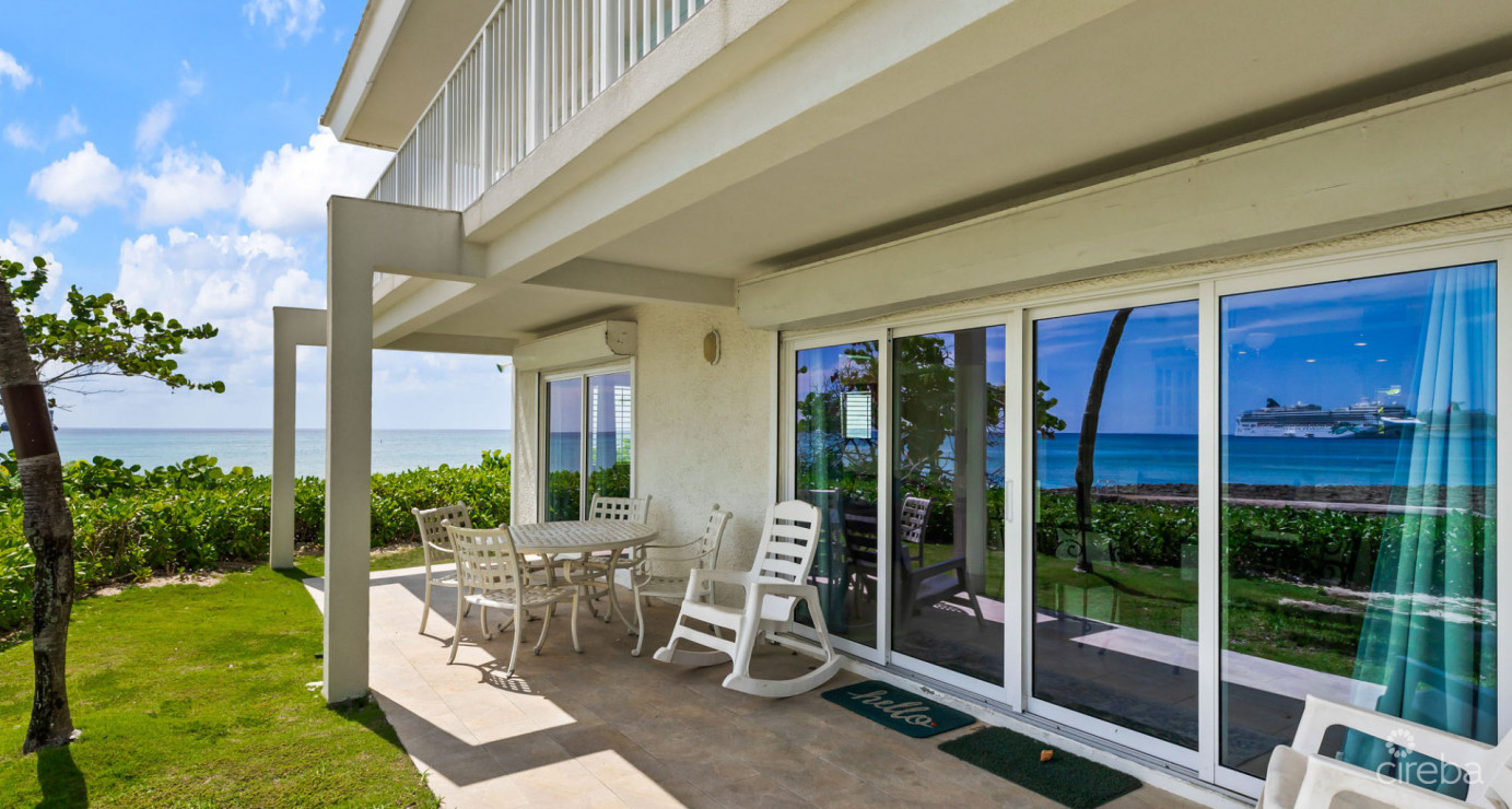 Grapetree #7 Beachfront (renovated Gf 3 Bed / 3 Bath)