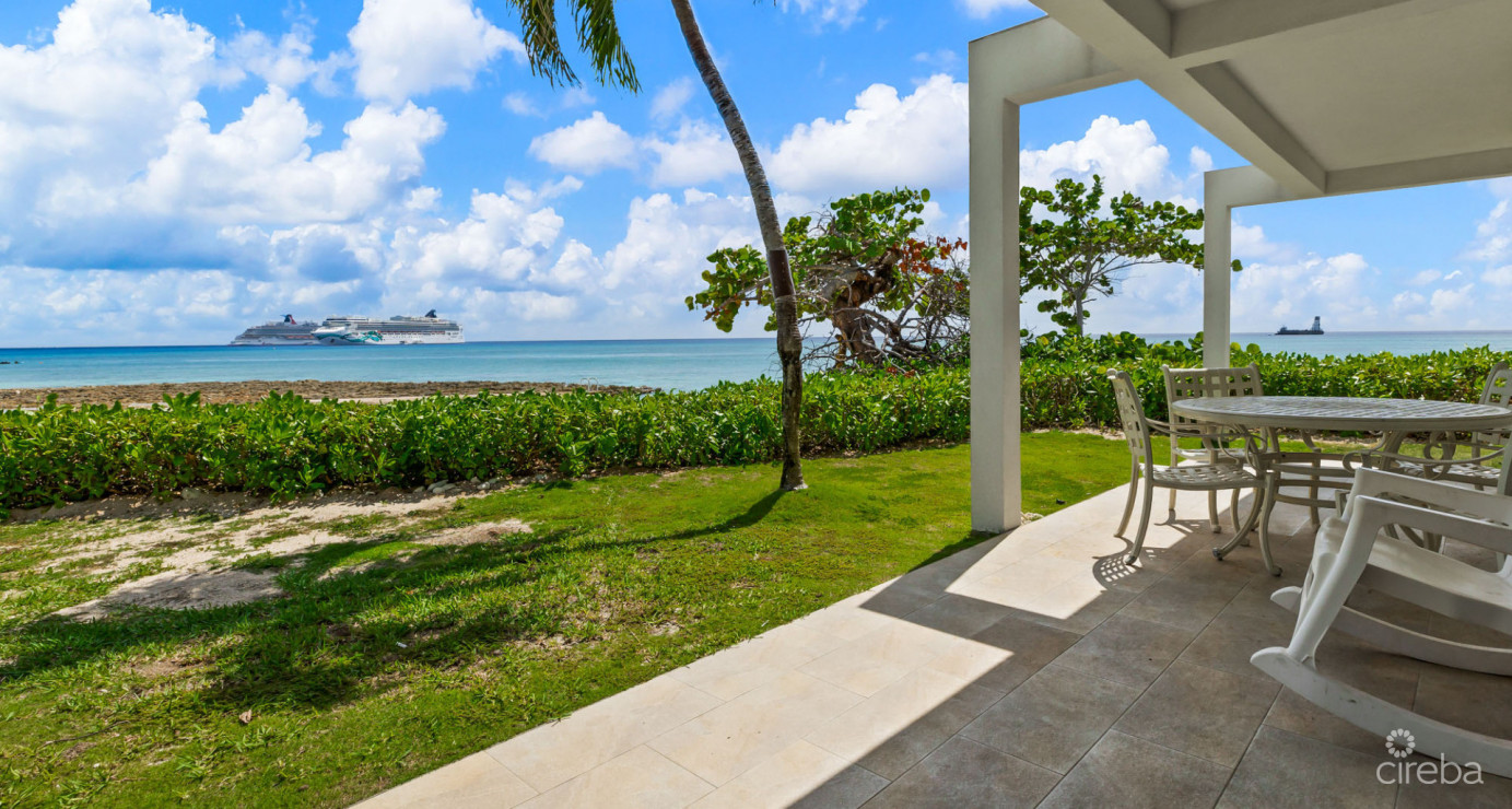 Grapetree #7 Beachfront (renovated Gf 3 Bed / 3 Bath)