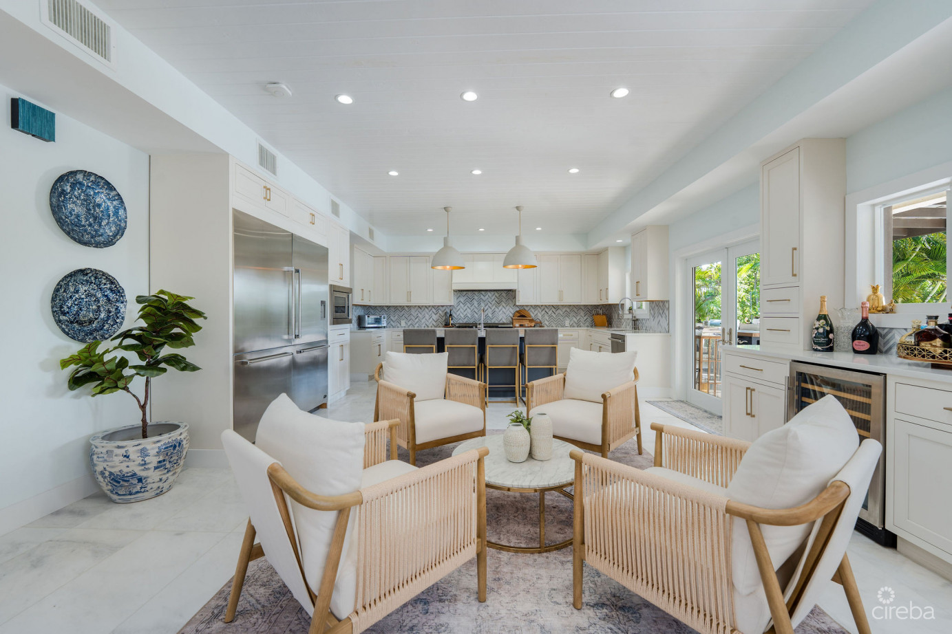 Fully Renovated 4-bed Canal Front Home With Den & Dock  The Shores