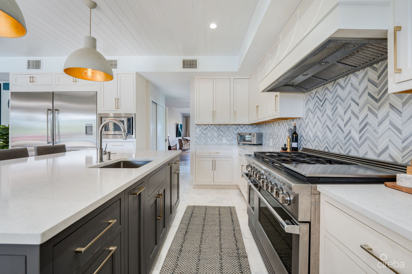 Fully Renovated 4-bed Canal Front Home With Den & Dock  The Shores