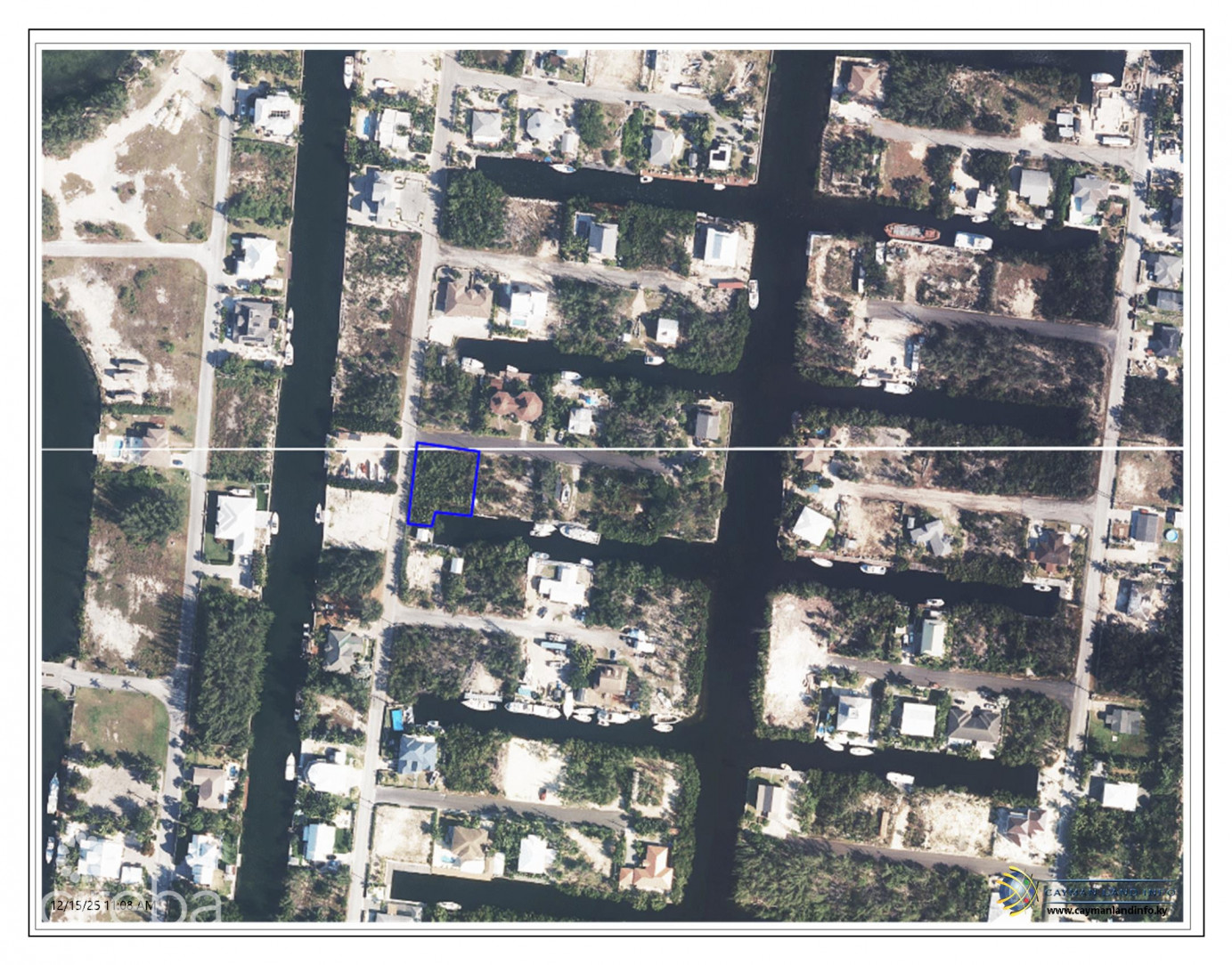 North Sound Estates Canal Lot