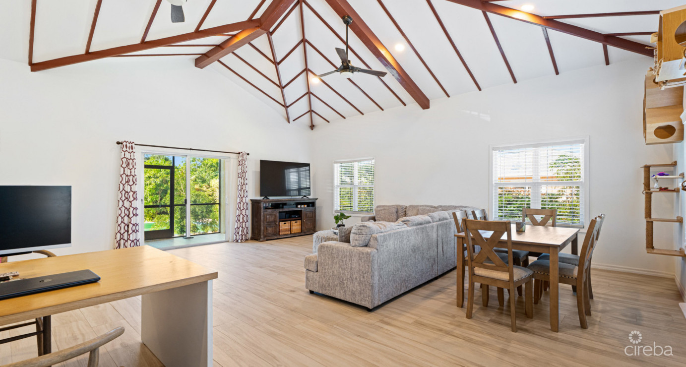 Spacious West Bay Family Home With Modern Extension, Mature Garden & Pickleball Court