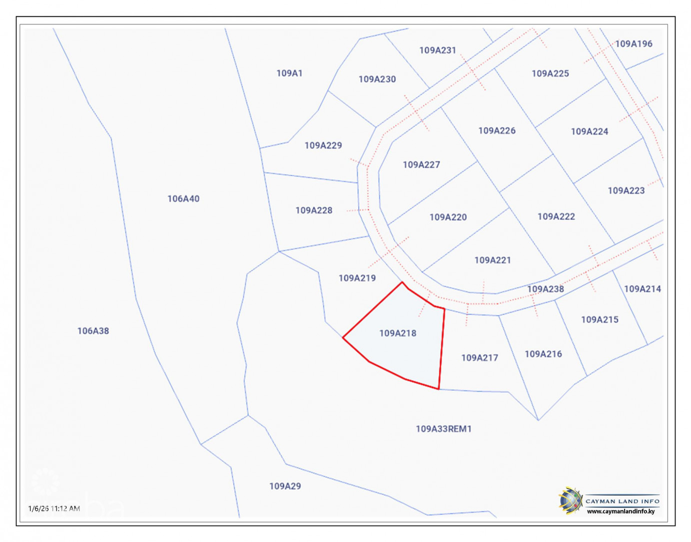Cayman Brac Bluff Lot  (.2901 Acre)