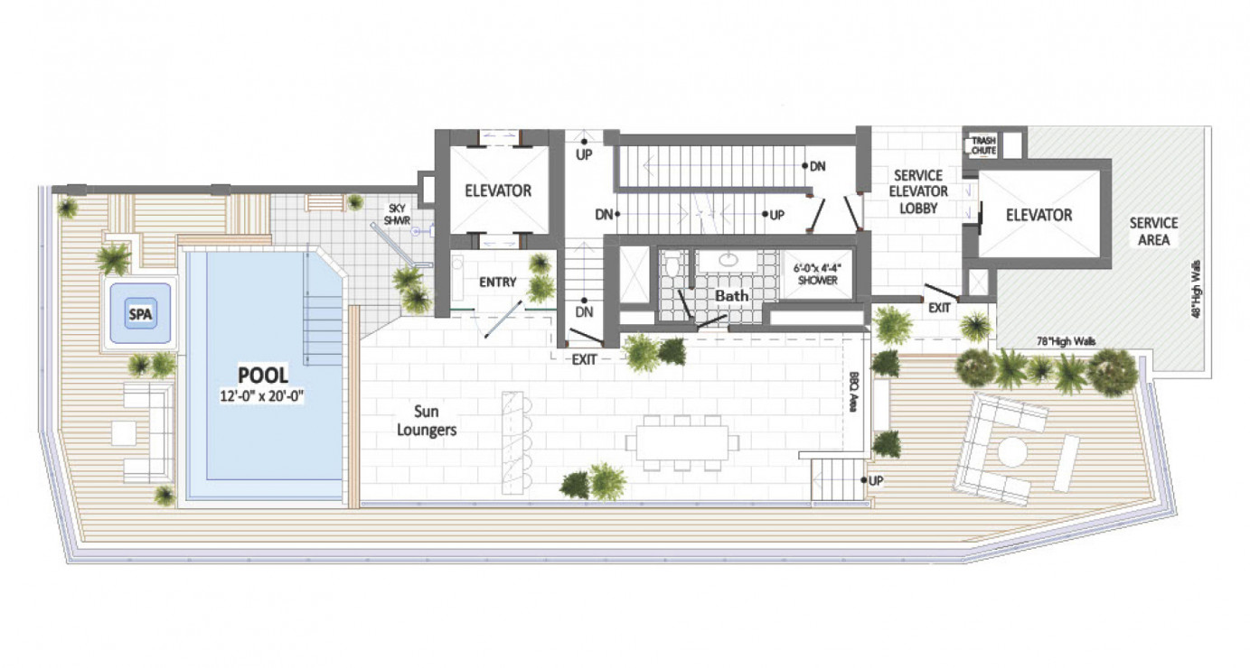 #1003 Sky Villa Unit, Aqua Bay Seven Mile Beach With Approved Planning
