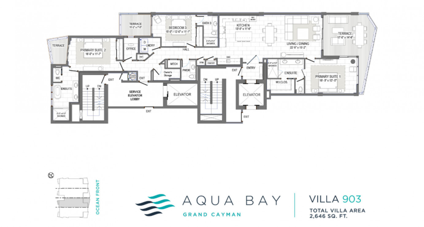#903 Aqua Bay Unit, Seven Mile Beach With Approved Planning
