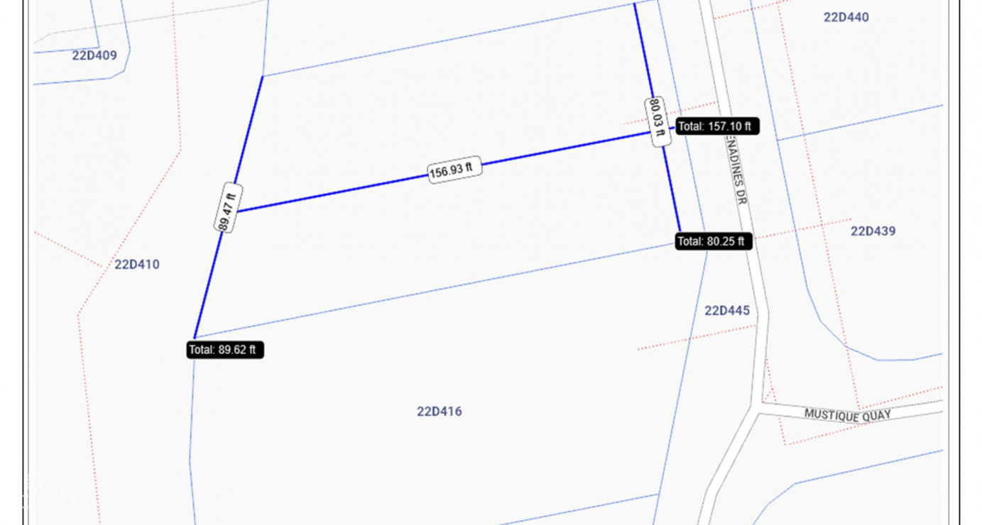 Mustique Cove Canal Lot