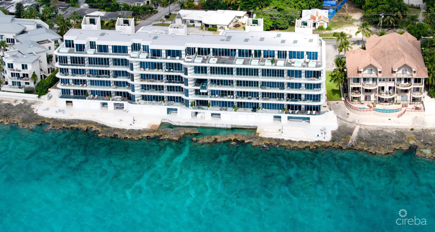 Ocean Front, Corner Unit At Fin Grand Cayman