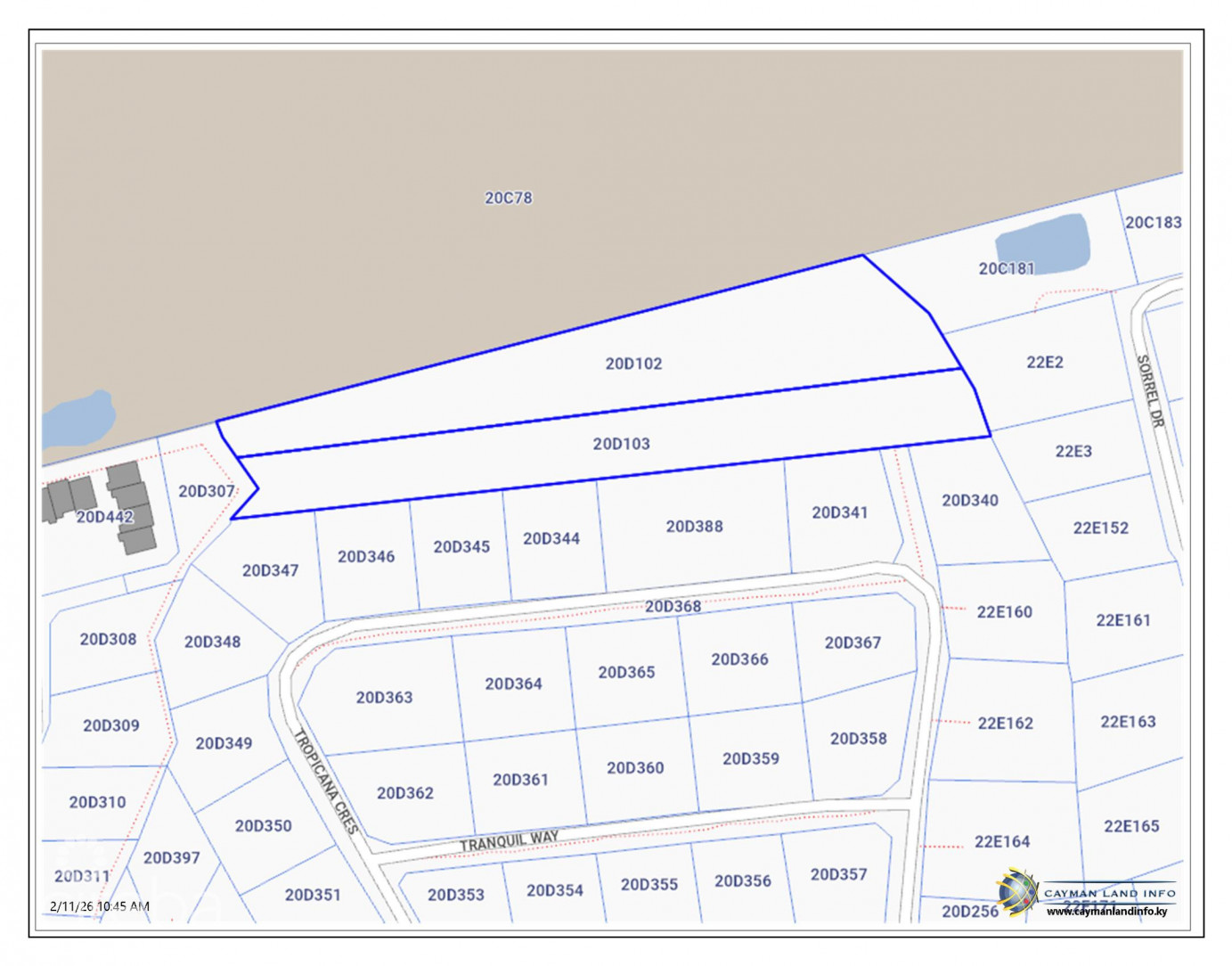 Tropicana Crescent Land
