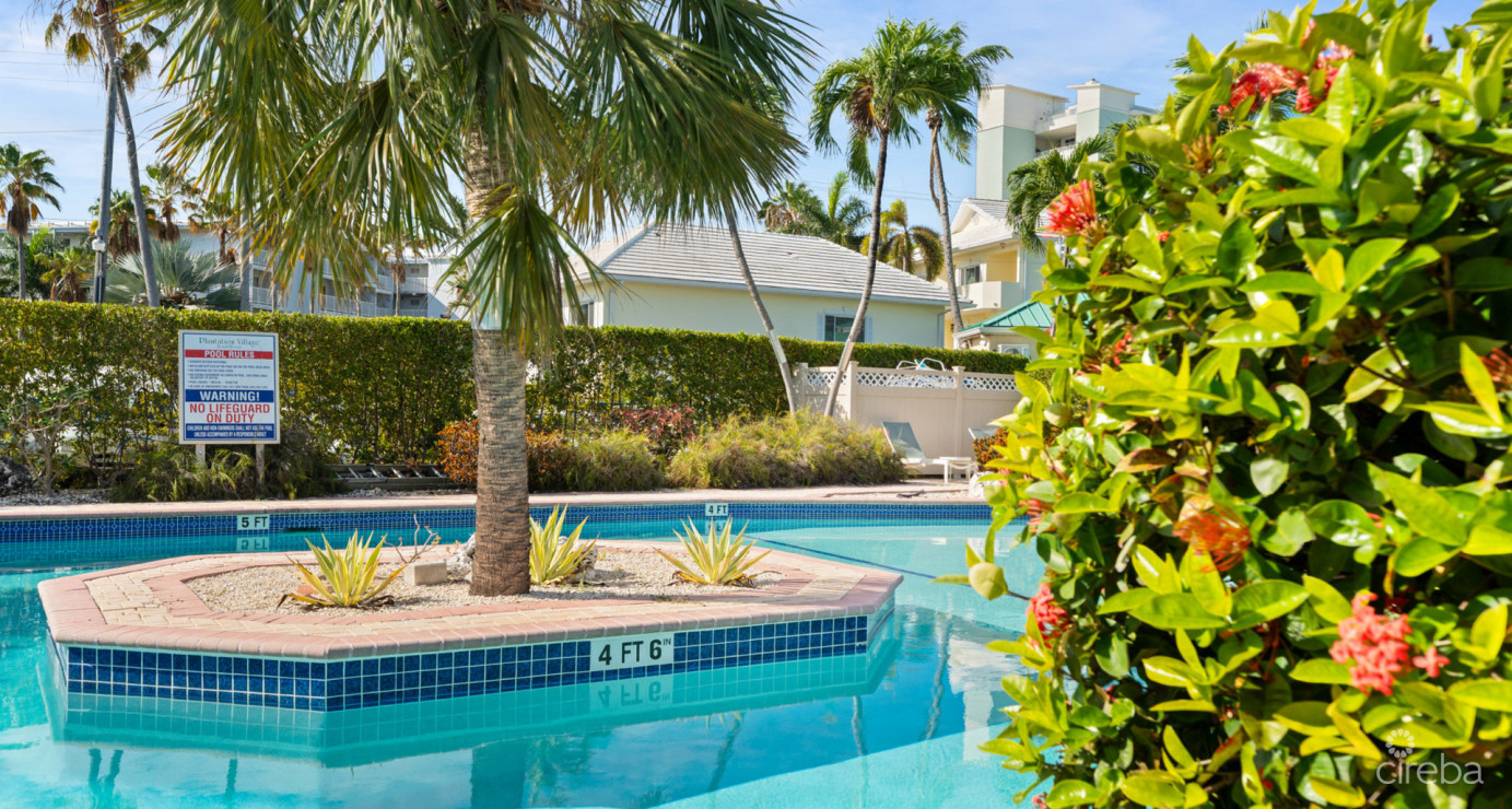 Plantation Village #44  Seven Mile Beach - Pool & Garden View Condo With Great Rental Income