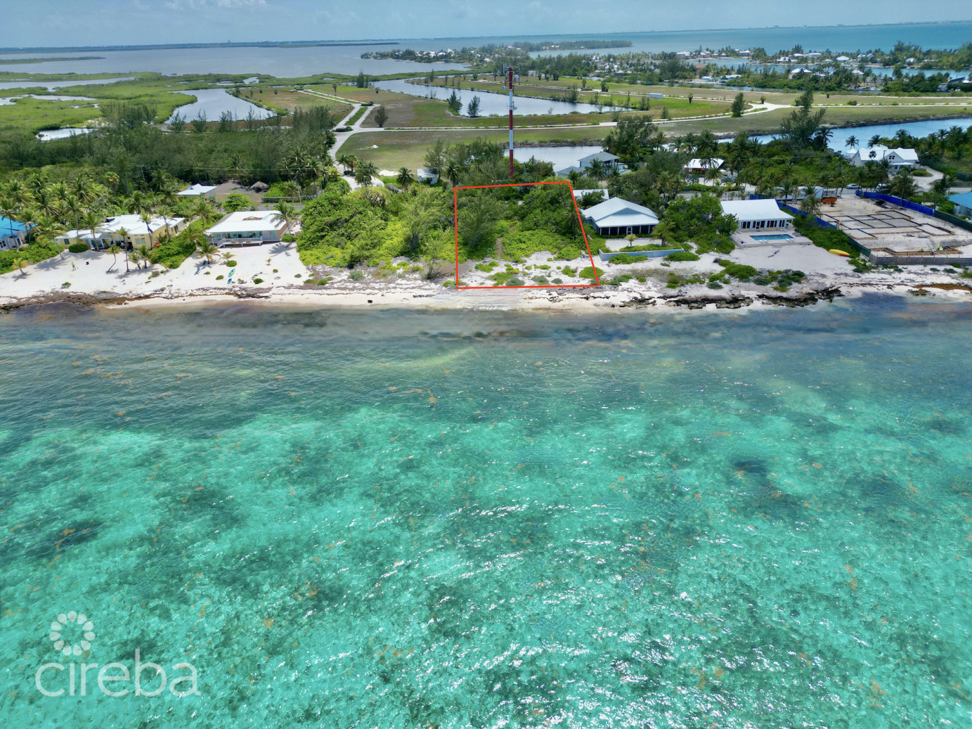 Rum Point Beachfront Lot With Coral Reef