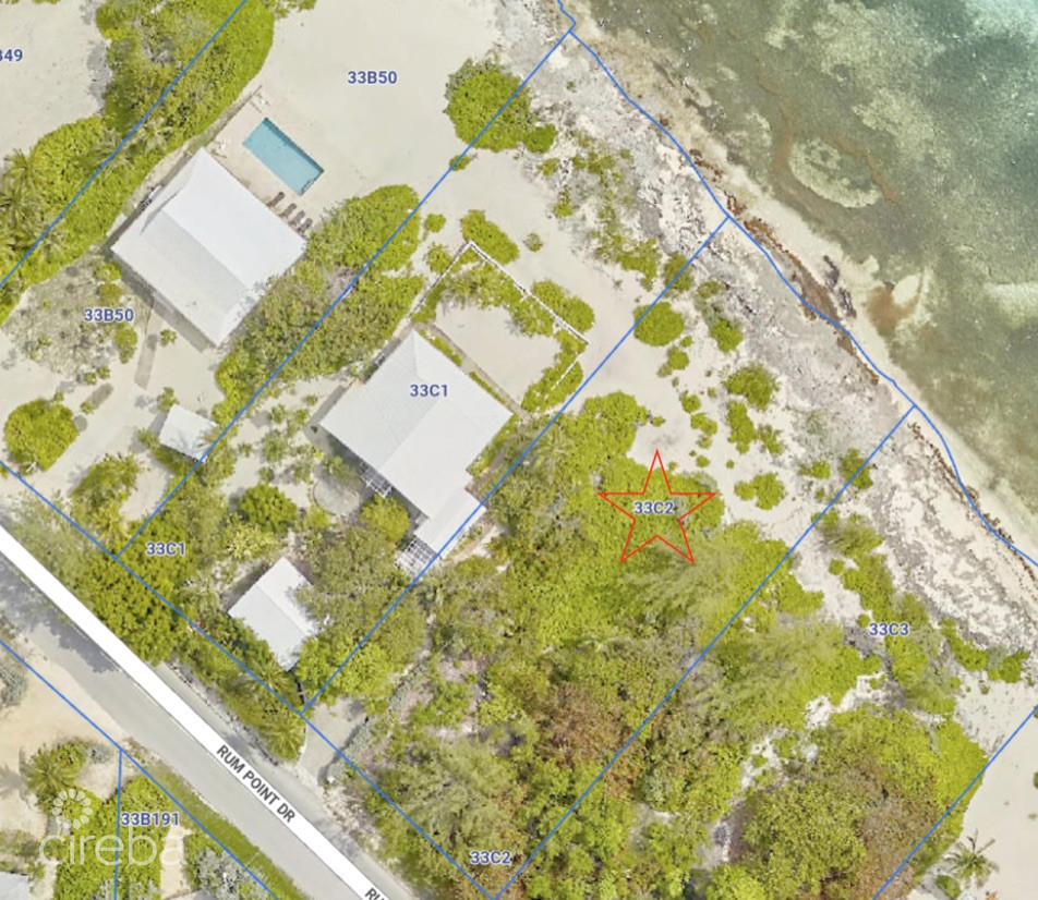 Rum Point Beachfront Lot With Coral Reef