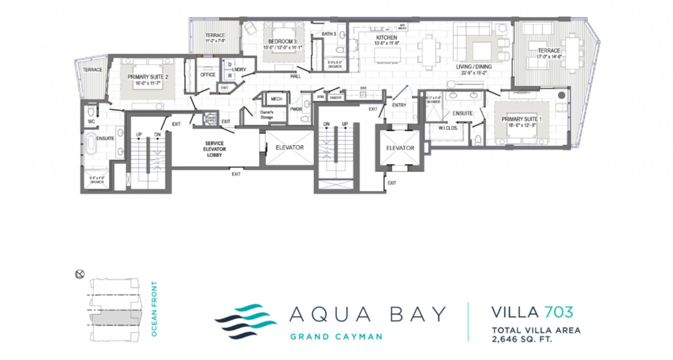 #703 Aqua Bay Seven Mile Beach With Approved Planning