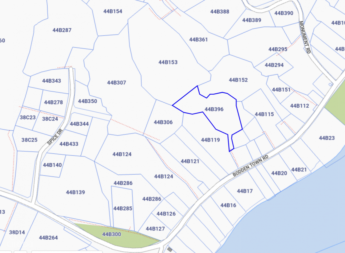 Expansive 0.89 Acre Medium Density Site With Sea Views  Bodden Town