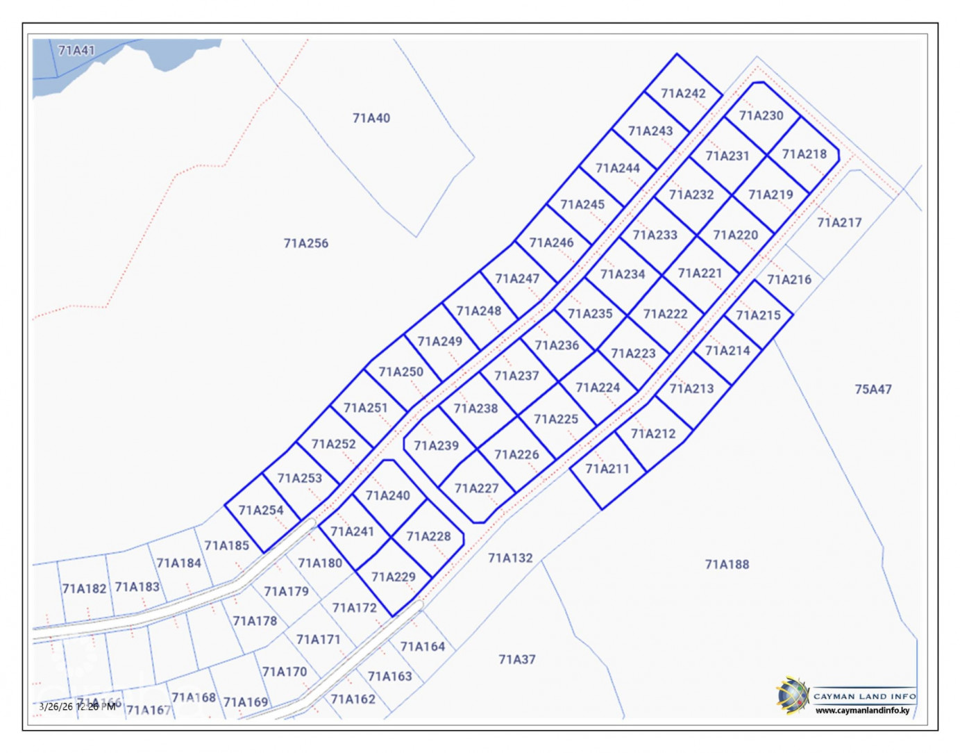 Copy Of Coral Courts Subdivision - Farm Road East End