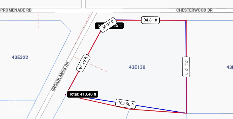 Large Corner Lot .366 Acre In Lookout Gardens
