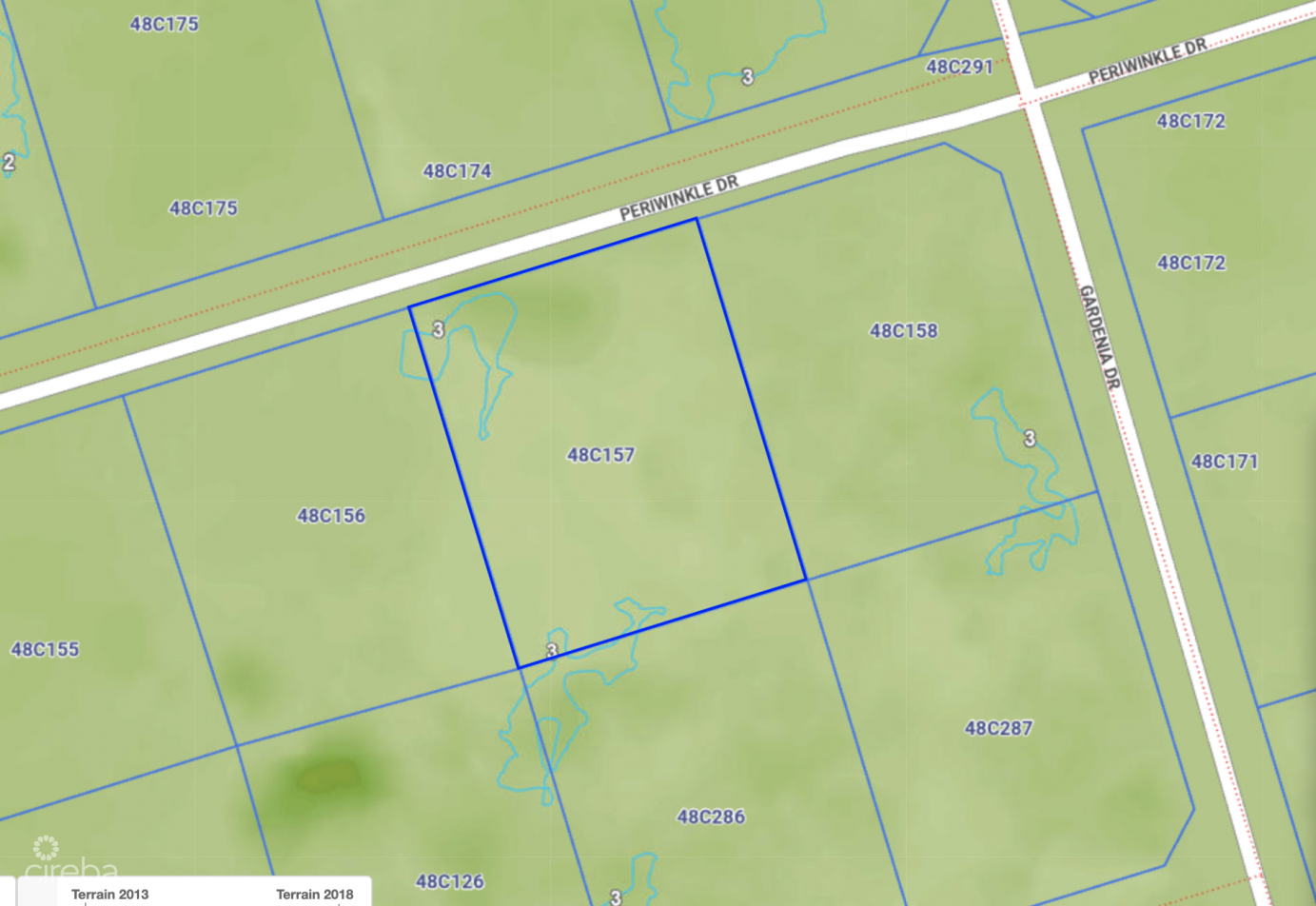 Prime Building Lot On Periwinkle Drive, Cherry Tree Estates