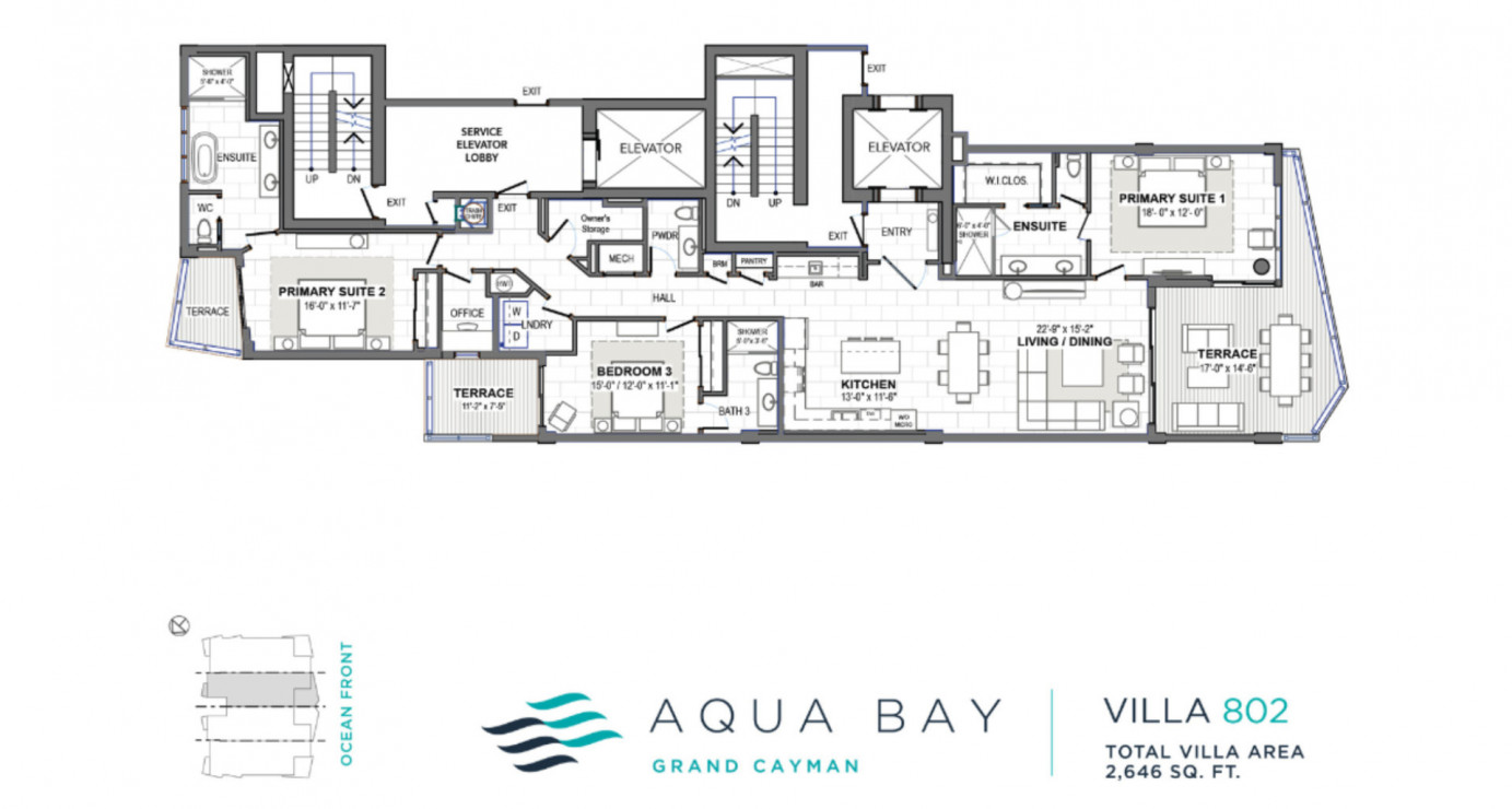 #802 Aqua Bay Seven Mile Beach With Planning Approved