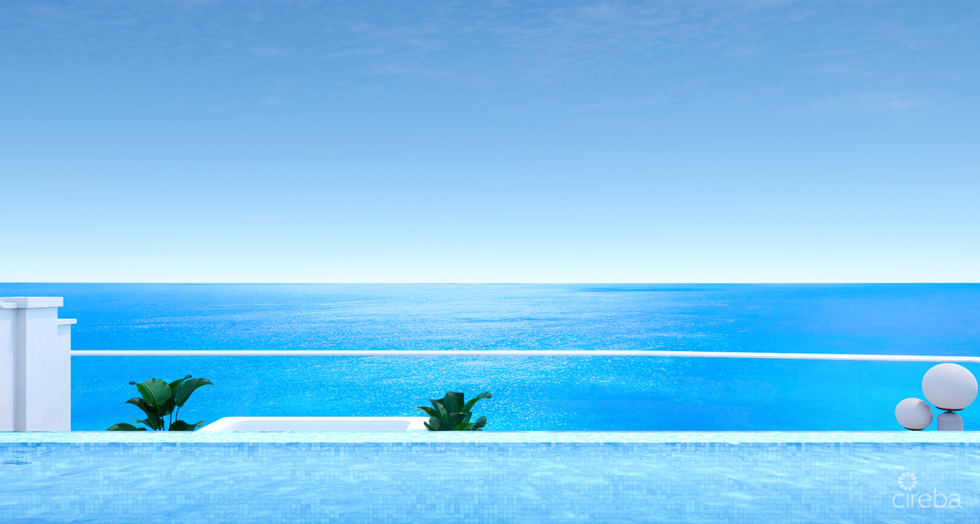 #1004 Sky Villa 4 Corner Unit Aqua Bay On A Flawless Stretch Of Seven Mile Beach, Approved Planning