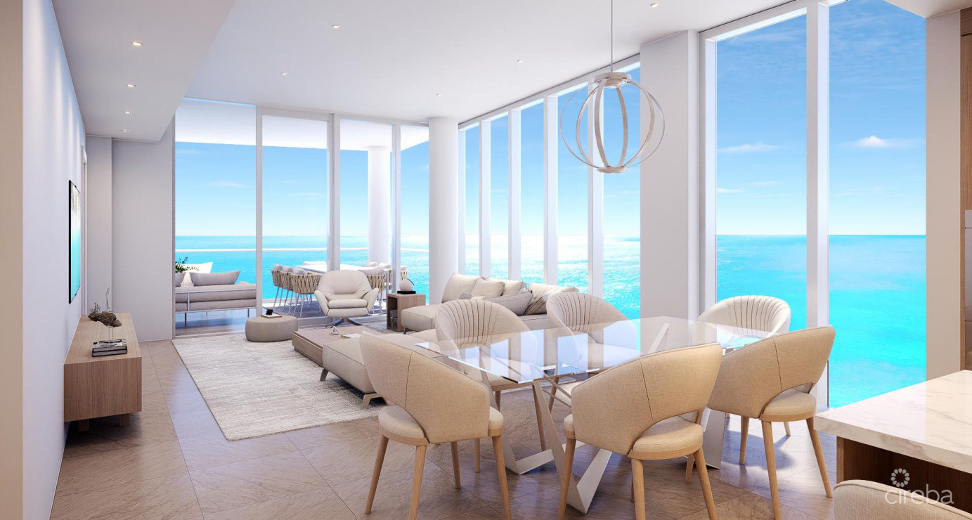 #1004 Sky Villa 4 Corner Unit Aqua Bay On A Flawless Stretch Of Seven Mile Beach, Approved Planning