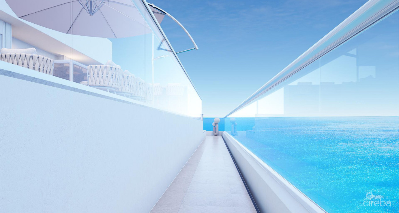 #1004 Sky Villa 4 Corner Unit Aqua Bay On A Flawless Stretch Of Seven Mile Beach, Approved Planning