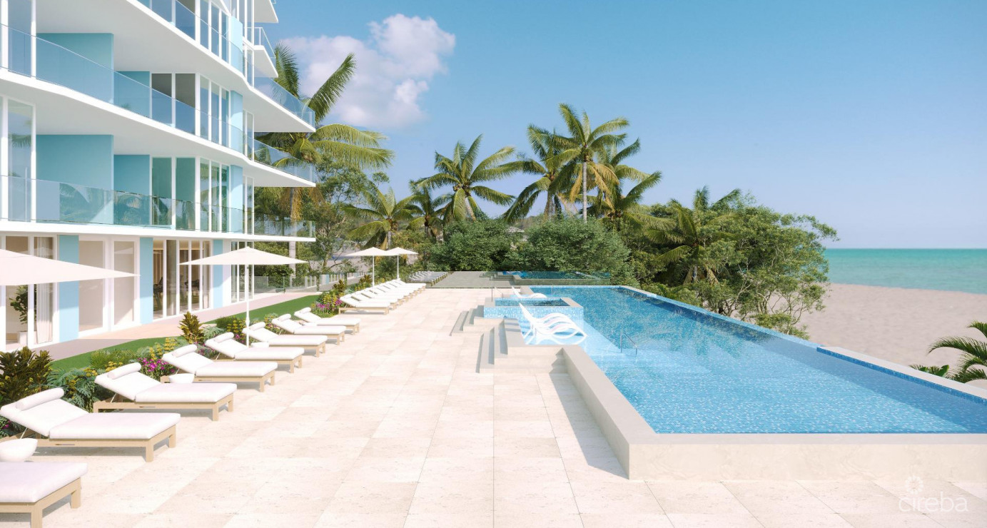 #1004 Sky Villa 4 Corner Unit Aqua Bay On A Flawless Stretch Of Seven Mile Beach, Approved Planning