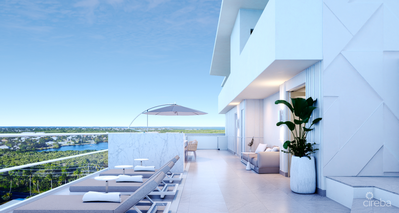 #1004 Sky Villa 4 Corner Unit Aqua Bay On A Flawless Stretch Of Seven Mile Beach, Approved Planning