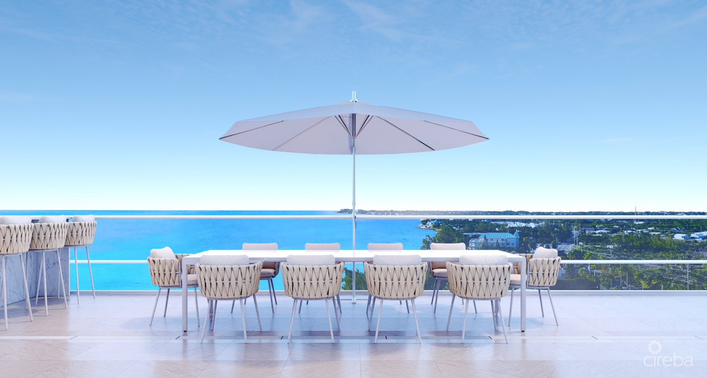 #1004 Sky Villa 4 Corner Unit Aqua Bay On A Flawless Stretch Of Seven Mile Beach, Approved Planning