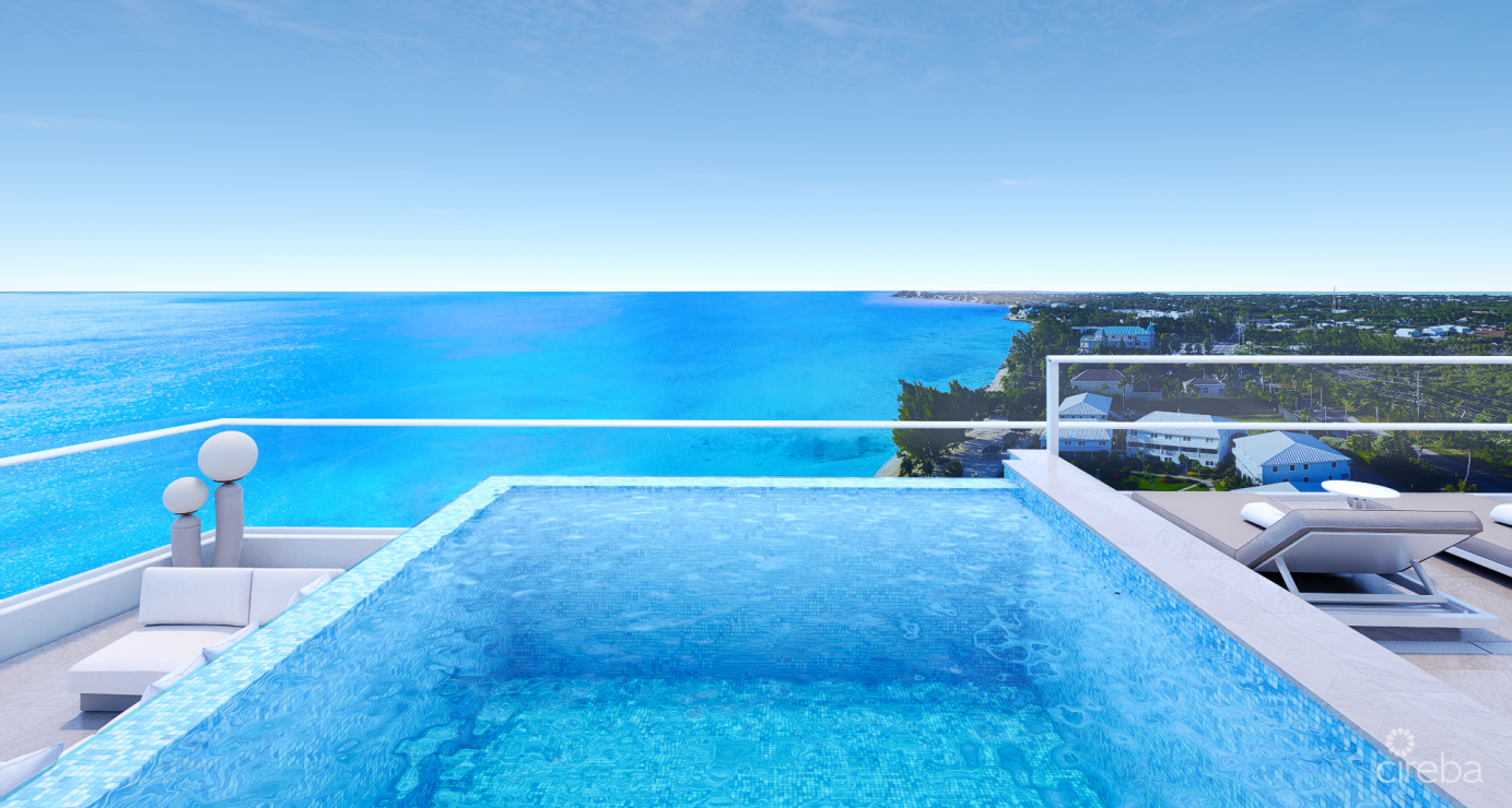 #1004 Sky Villa 4 Corner Unit Aqua Bay On A Flawless Stretch Of Seven Mile Beach, Approved Planning