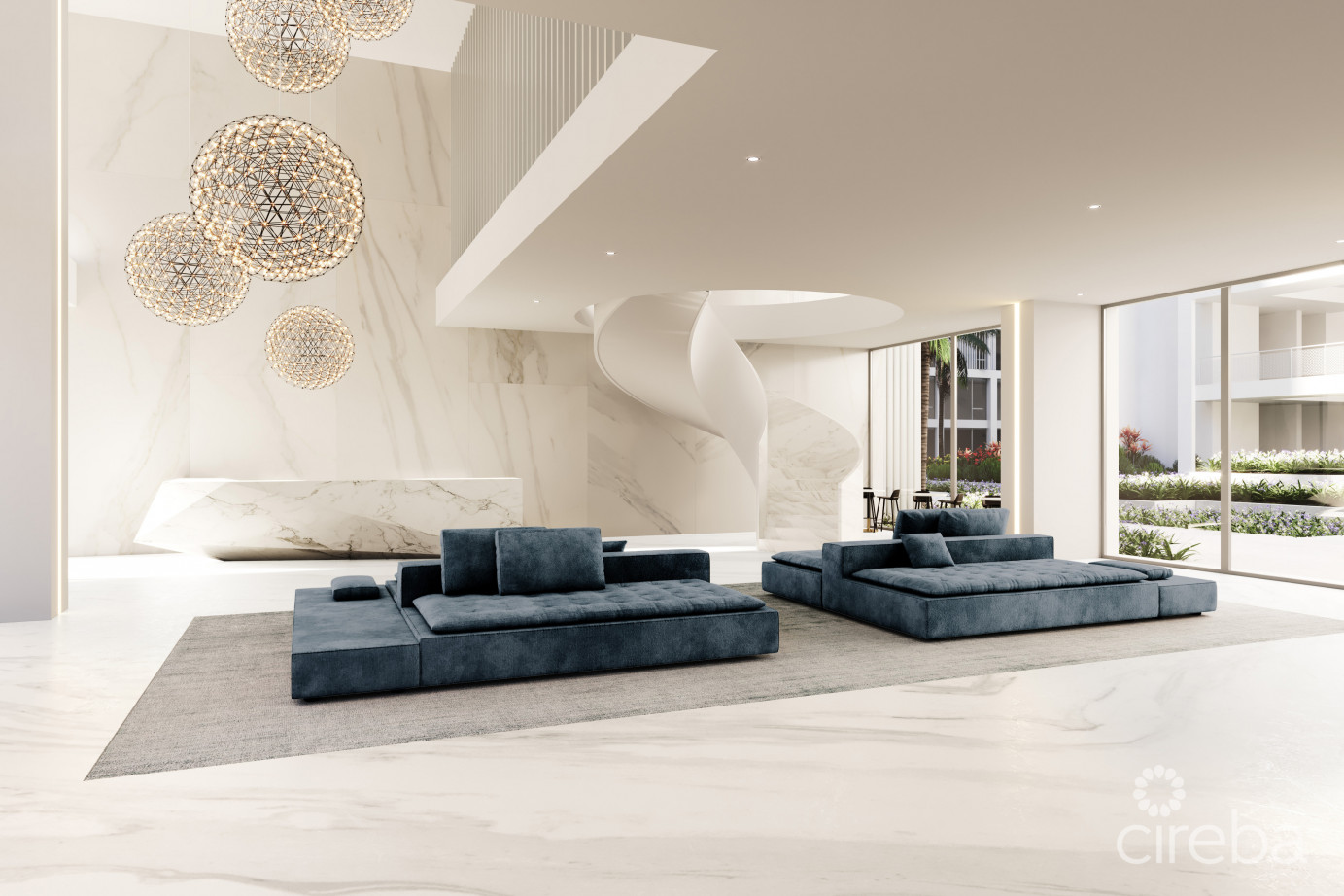Lacovia North Building  Unit N6b  3-bedroom + Family Room Residence