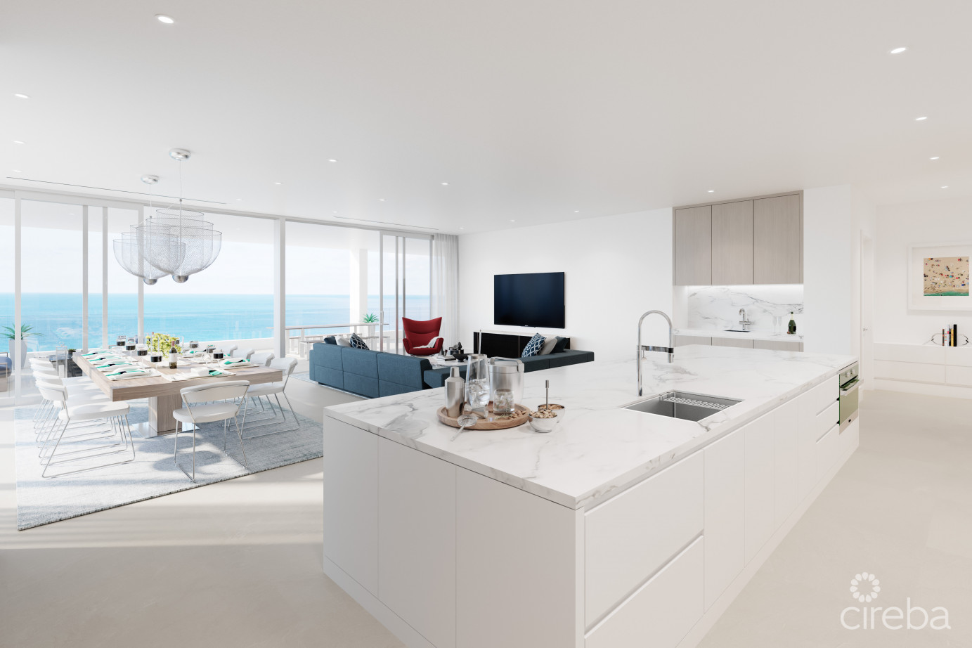 Lacovia North Building  Unit N6b  3-bedroom + Family Room Residence