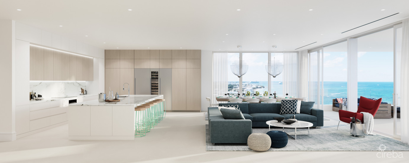 Lacovia North Building  Unit N6b  3-bedroom + Family Room Residence