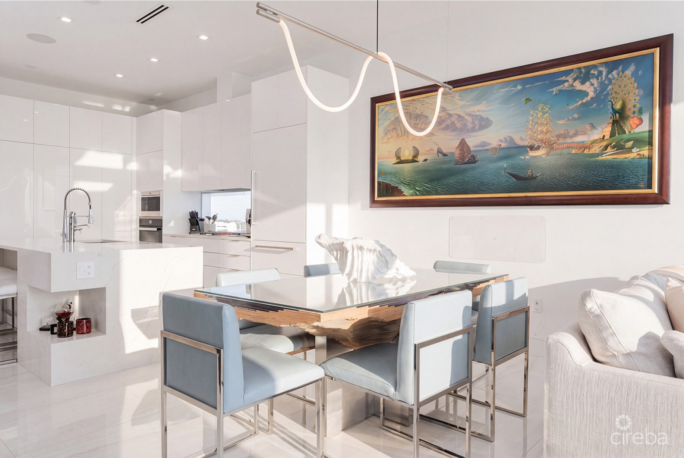 Three-level Oceanfront Fin Penthouse  #30 Plus 2 Garages