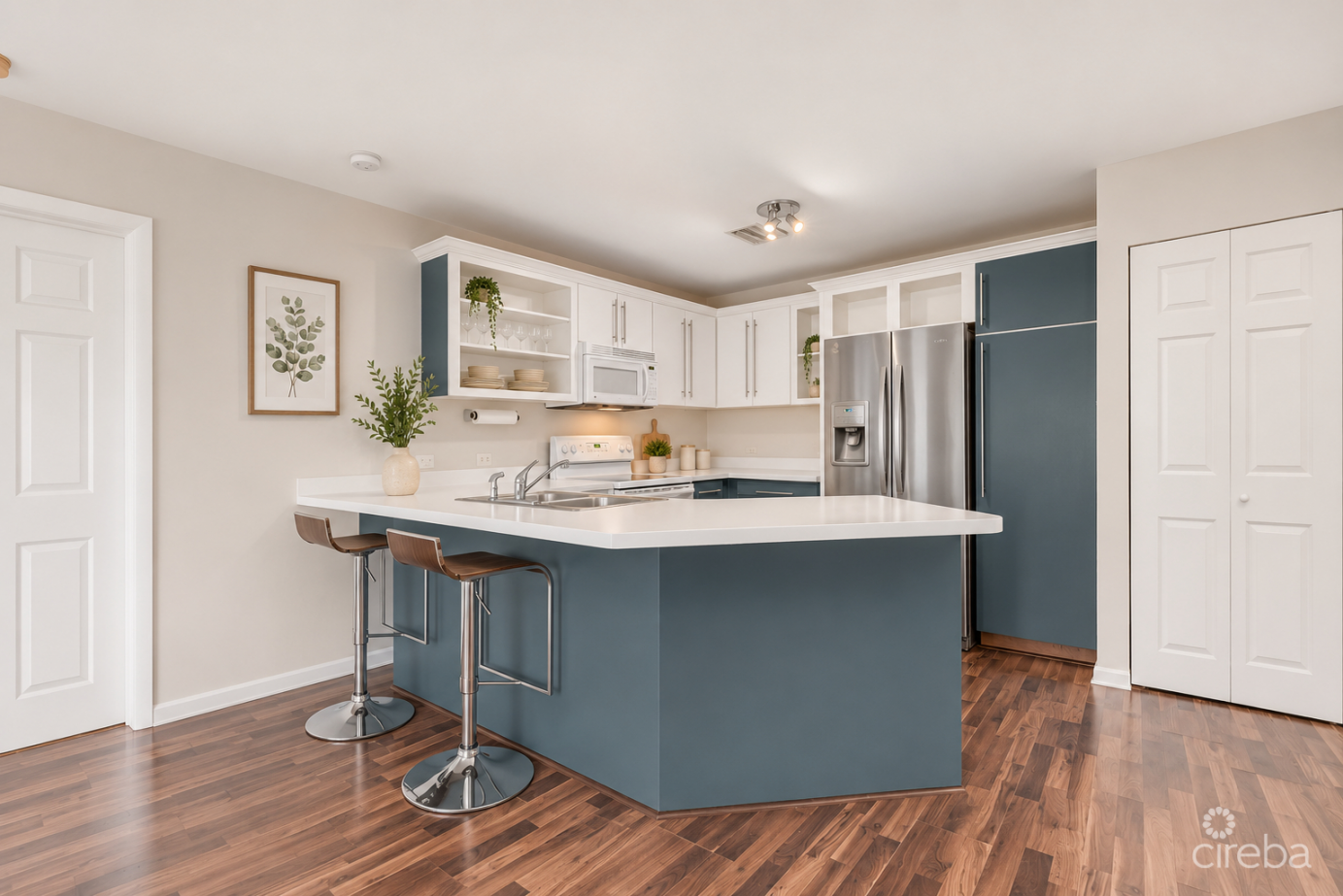 Sunrise 3bed/2bath--end Unit--ground Floor
