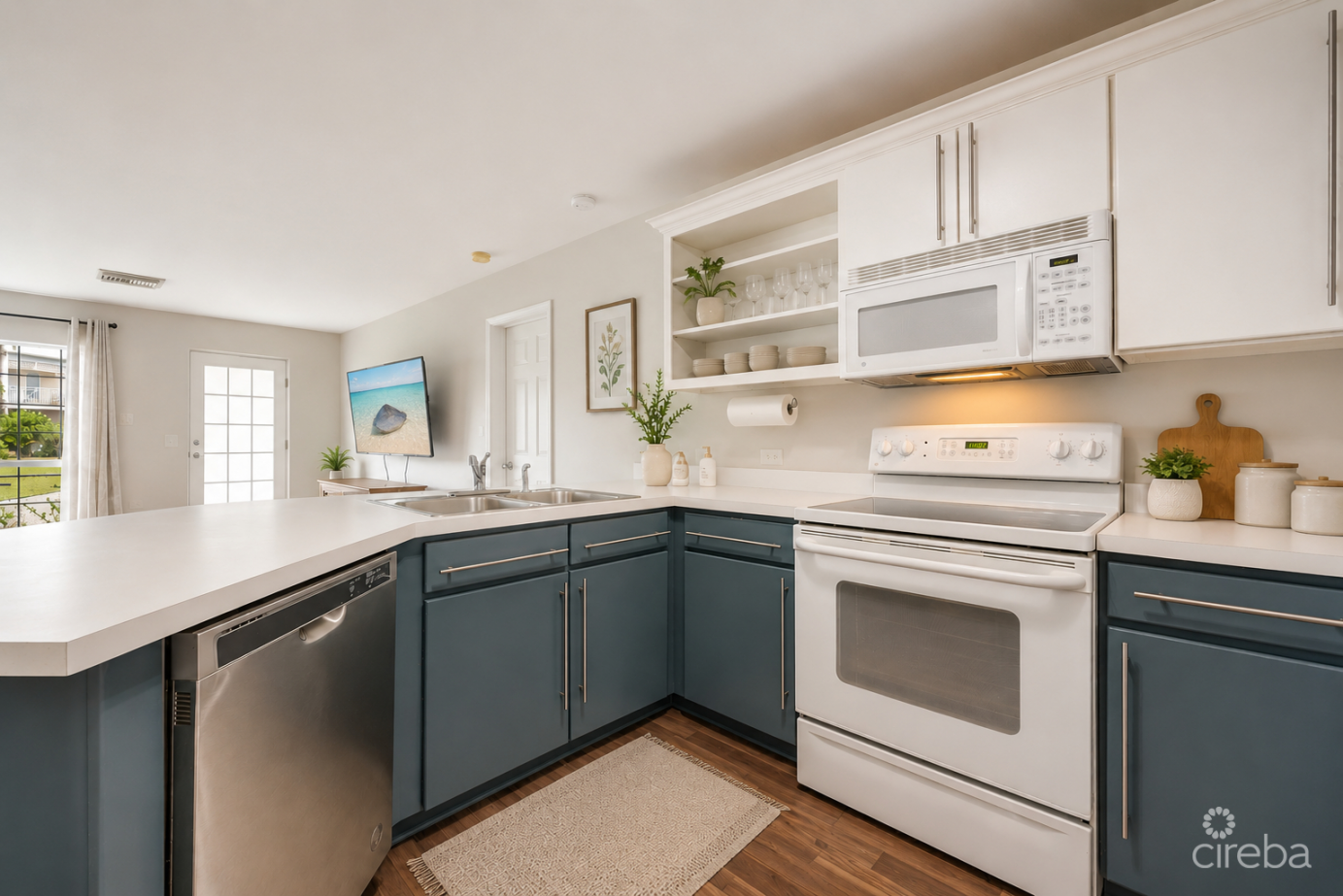 Sunrise 3bed/2bath--end Unit--ground Floor