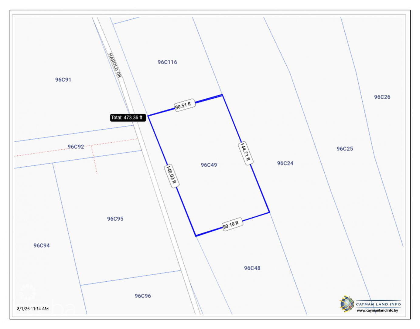 Brac House Lot On Harold Drive
